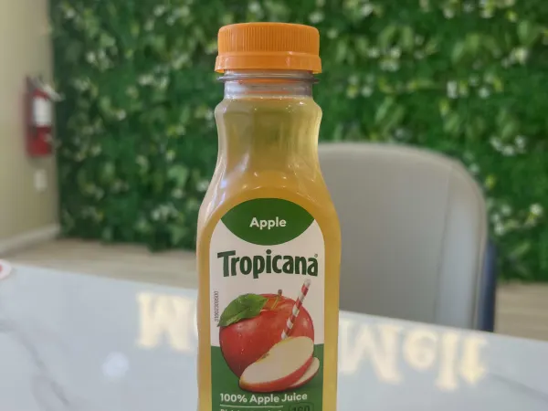 Apple Juice at Mocha Melt Cafe in Old City Philadelphia