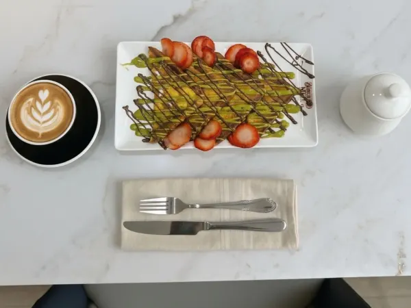 Dubai French Toast at Mocha Melt Cafe in Old City Philadelphia