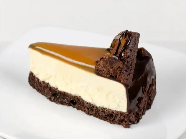 Brownie Chocolate Cheesecake at Mocha Melt Cafe in Old City Philadelphia