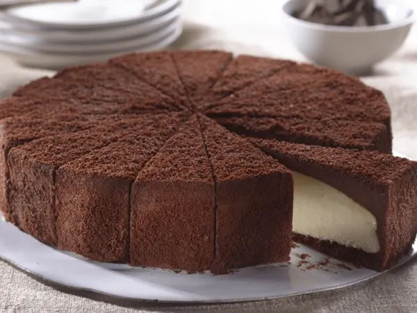 Chocolate Ganche Cheesecake at Mocha Melt Cafe in Old City Philadelphia