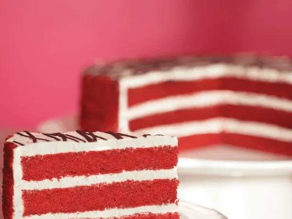Red Velvet Cake at Mocha Melt Cafe in Old City Philadelphia