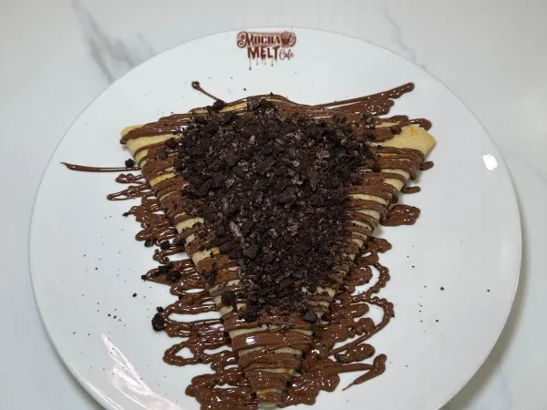 Oreo Crepe at Mocha Melt Cafe in Old City Philadelphia