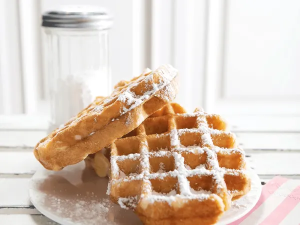 Sweet Waffle at Mocha Melt Cafe in Old City Philadelphia