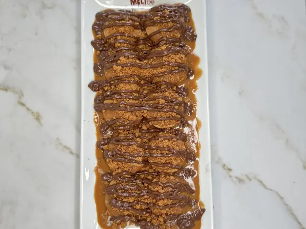 Nutella Lotus Mini Pancakes at Mocha Melt Cafe in Old City Philadelphia
