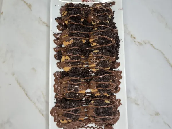 Oreo Mini Pancakes at Mocha Melt Cafe in Old City Philadelphia