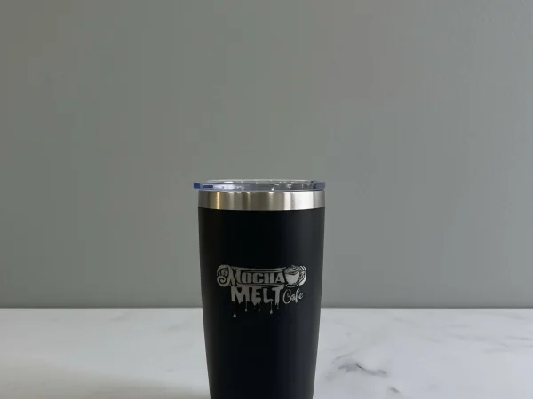 Black Tumbler at Mocha Melt Cafe in Old City Philadelphia