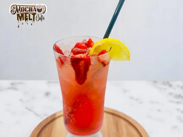 Strawberry at Mocha Melt Cafe in Old City Philadelphia