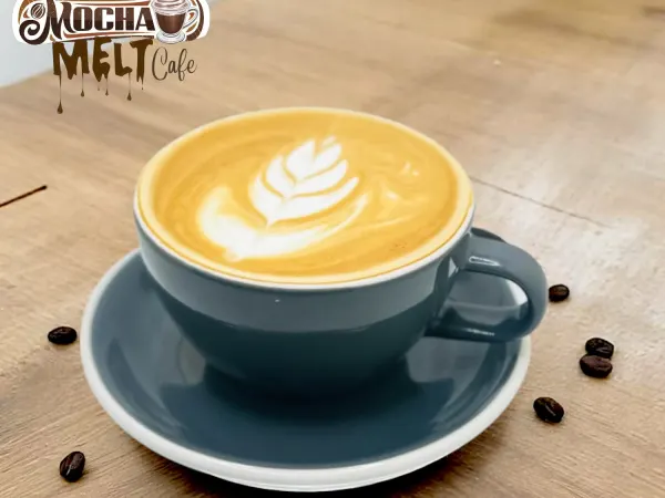 Cafe Latte at Mocha Melt Cafe in Old City Philadelphia