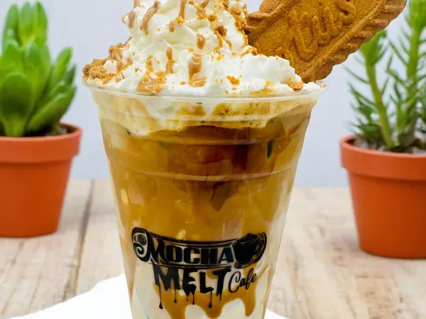 Lotus Latte at Mocha Melt Cafe in Old City Philadelphia