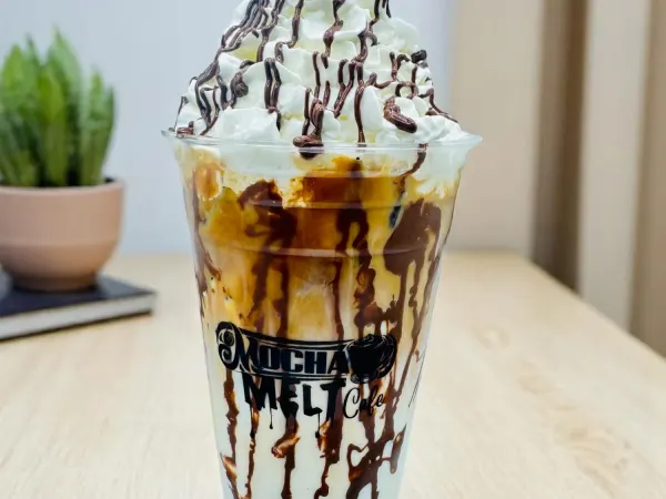 Nutella Latte at Mocha Melt Cafe in Old City Philadelphia