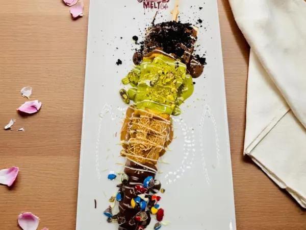 Four Season Waffle Stick at Mocha Melt Cafe in Old City Philadelphia